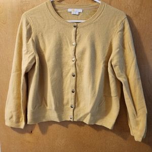 Boden cropped cashmere cardigan